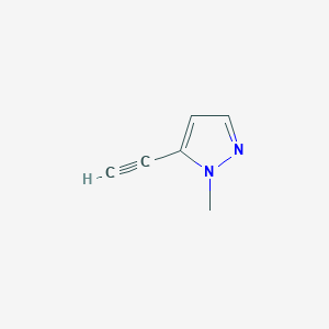 molecular formula C6H6N2 B1281285 5-ethynyl-1-methyl-1H-pyrazole CAS No. 19762-15-3
