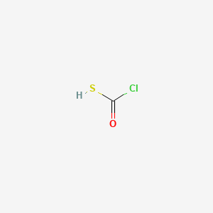 molecular formula CHClOS B12812897 Chlorothioformic acid CAS No. 16890-85-0