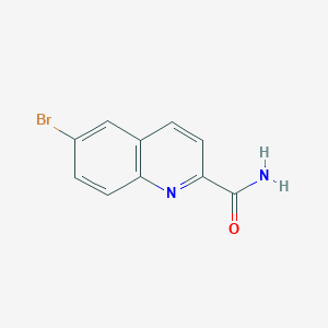molecular formula C10H7BrN2O B1281292 6-Bromoquinoline-2-carboxamide CAS No. 65148-09-6