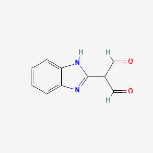 molecular formula C10H8N2O2 B1281305 2-(1H-Benzo[d]imidazol-2-yl)malonaldehyde CAS No. 78587-80-1