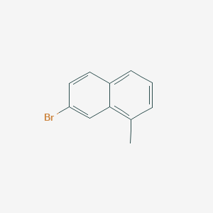 molecular formula C11H9B B1281307 7-Bromo-1-methylnaphthalene CAS No. 33295-35-1