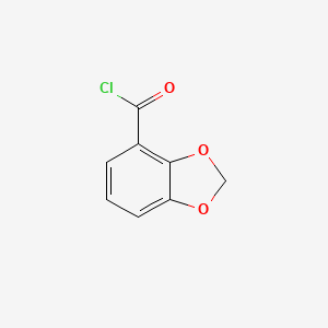 molecular formula C8H5ClO3 B1281323 1,3-Benzodioxole-4-carbonylchloride CAS No. 66411-55-0
