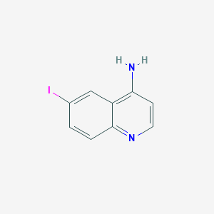 molecular formula C9H7IN2 B1281325 6-Iodoquinolin-4-amine CAS No. 40107-08-2