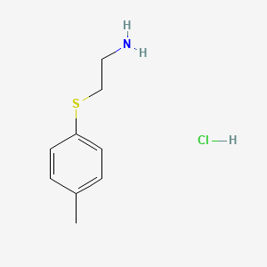 molecular formula C9H14ClNS B1281328 2-[(4-Methylphenyl)thio]ethanamine hydrochloride CAS No. 24194-10-3