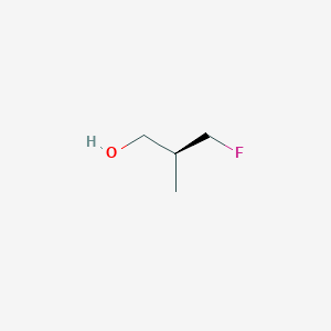 molecular formula C4H9FO B12813295 (S)-3-fluoro-2-methylpropan-1-ol CAS No. 1639042-43-5