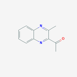 molecular formula C11H10N2O B1281330 1-(3-甲基喹喔啉-2-基)乙酮 CAS No. 22059-64-9