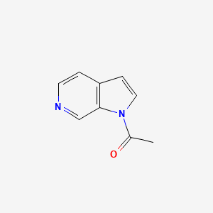 molecular formula C9H8N2O B1281340 1-(1H-吡咯并[2,3-c]吡啶-1-基)乙酮 CAS No. 67058-75-7