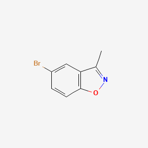 molecular formula C8H6BrNO B1281344 5-Bromo-3-methylbenzo[d]isoxazole CAS No. 66033-76-9