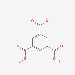 molecular formula C11H10O6 B1281345 3,5-Bis(methoxycarbonyl)benzoic acid CAS No. 38588-64-6