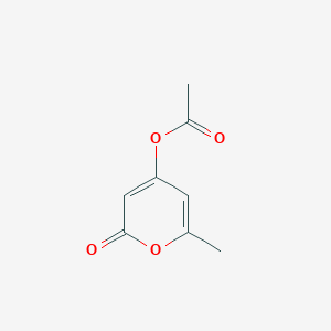 molecular formula C8H8O4 B1281359 6-methyl-2-oxo-2H-pyran-4-yl acetate CAS No. 22073-80-9