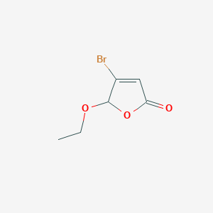 molecular formula C6H7BrO3 B1281372 4-Bromo-5-Ethoxy-2(5H)-Furanone CAS No. 32978-38-4