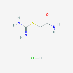 2-Amino-2-oxoethyl carbamimidothioate hydrochloride