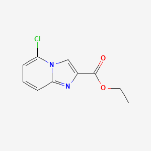 molecular formula C10H9ClN2O2 B1281378 Ethyl 5-Chloroimidazo[1,2-a]pyridine-2-carboxylate CAS No. 67625-36-9