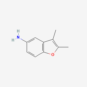 molecular formula C10H11NO B1281391 2,3-Dimethyl-1-benzofuran-5-amine CAS No. 3782-22-7