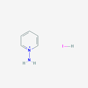molecular formula C5H8IN2+ B12814095 Pyridin-1-ium-1-amine;hydroiodide 