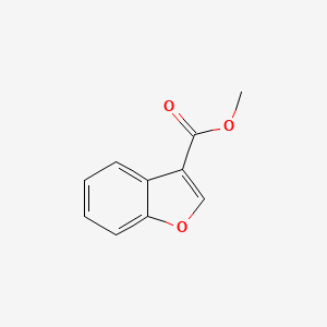 molecular formula C10H8O3 B1281410 Benzofuran-3-carboxylic acid methyl ester CAS No. 4687-24-5