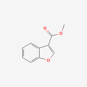 molecular formula C10H8O3 B1281410 Methyl benzofuran-3-carboxylate CAS No. 4687-24-5