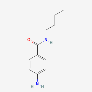 molecular formula C11H16N2O B1281433 4-amino-N-butylbenzamide CAS No. 51207-84-2
