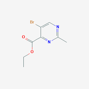 molecular formula C8H9BrN2O2 B1281437 Ethyl 5-bromo-2-methylpyrimidine-4-carboxylate CAS No. 83410-38-2