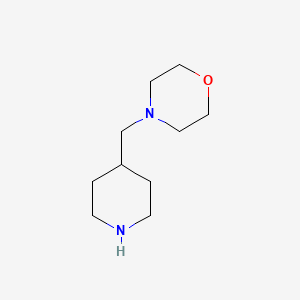 molecular formula C10H20N2O B1281445 4-(Piperidin-4-ylmethyl)morpholine CAS No. 81310-62-5