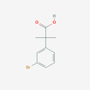 molecular formula C10H11BrO2 B1281449 2-(3-Bromophenyl)-2-methylpropanoic acid CAS No. 81606-47-5