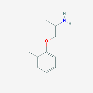 molecular formula C10H15NO B1281459 1-(2-Methylphenoxy)propan-2-amine CAS No. 59722-22-4