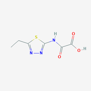 [(5-Ethyl-1,3,4-thiadiazol-2-yl)amino](oxo)acetic acid