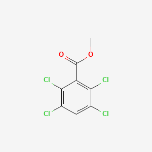 molecular formula C8H4Cl4O2 B12814648 Methyl 2,3,5,6-tetrachlorobenzoate CAS No. 15165-81-8