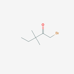 molecular formula C7H13BrO B1281475 1-溴-3,3-二甲基戊酮 CAS No. 42252-80-2