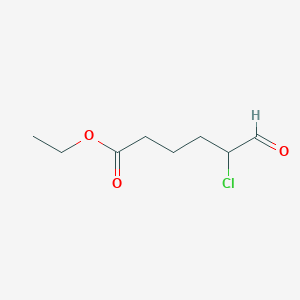 molecular formula C8H13ClO3 B12814796 Ethyl 5-chloro-6-oxohexanoate 