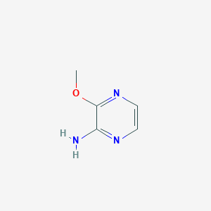 molecular formula C5H7N3O B1281482 3-Methoxypyrazin-2-amine CAS No. 4774-10-1