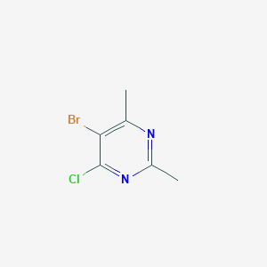molecular formula C6H6BrClN2 B1281484 5-溴-4-氯-2,6-二甲基嘧啶 CAS No. 69696-35-1