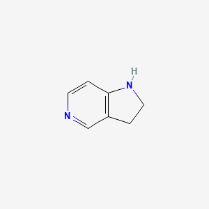 molecular formula C7H8N2 B1281487 2,3-Dihydro-1H-pyrrolo[3,2-C]pyridine CAS No. 23596-28-3