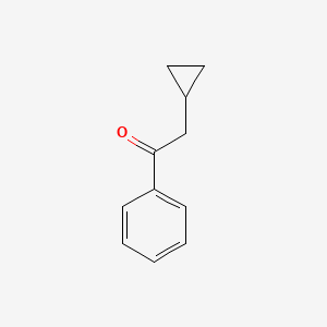 molecular formula C11H12O B1281490 2-环丙基-1-苯乙酮 CAS No. 6739-22-6