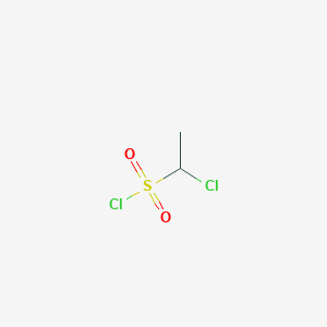 molecular formula C2H4Cl2O2S B1281495 1-Chloroethane-1-sulfonyl chloride CAS No. 3518-66-9