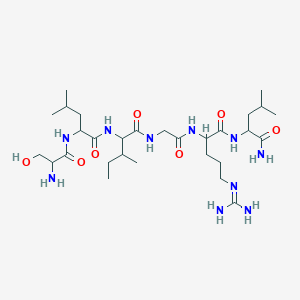 molecular formula C29H56N10O7 B12814978 PAR-2 (1-6) amide (mouse, rat) 