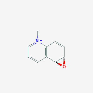 molecular formula C10H10NO+ B128150 cis-(+-)-1a,7b-Dihydro-4-methyloxireno(f)quinolinium CAS No. 142044-37-9