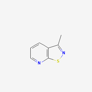 molecular formula C7H6N2S B1281500 3-Methylisothiazolo[5,4-b]pyridine CAS No. 71109-34-7