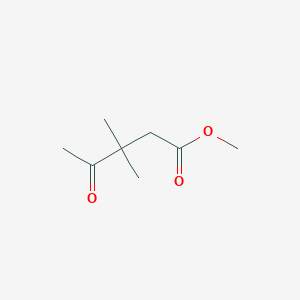 molecular formula C8H14O3 B12815027 Methyl 3,3-dimethyl-4-oxopentanoate CAS No. 40484-80-8