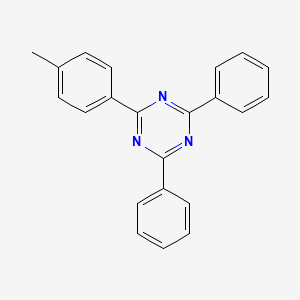 molecular formula C22H17N3 B12815031 2,4-Diphenyl-6-(p-tolyl)-1,3,5-triazine 