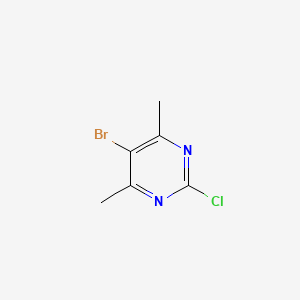 molecular formula C6H6BrClN2 B1281504 5-Bromo-2-chloro-4,6-dimethylpyrimidine CAS No. 4786-72-5