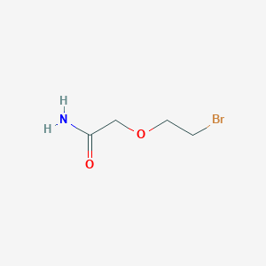 molecular formula C4H8BrNO2 B12815080 2-(2-Bromoethoxy)acetamide 