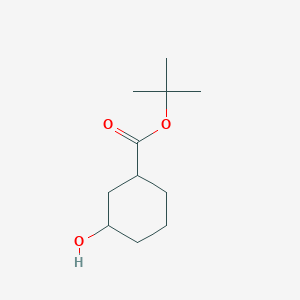 molecular formula C11H20O3 B12815134 Tert-butyl 3-hydroxycyclohexane-1-carboxylate 