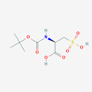 molecular formula C8H15NO7S B1281514 Boc-L-半胱氨酸酸 CAS No. 277316-57-1