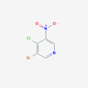 molecular formula C5H2BrClN2O2 B1281519 3-Bromo-4-chloro-5-nitropyridine CAS No. 31872-63-6