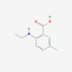 molecular formula C10H13NO2 B1281524 2-(Ethylamino)-5-methylbenzoic acid CAS No. 54675-17-1