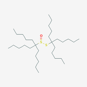 molecular formula C32H66OS2 B12815242 S-(6-Pentylundecan-6-yl) 6-pentylundecane-6-sulfinothioate 
