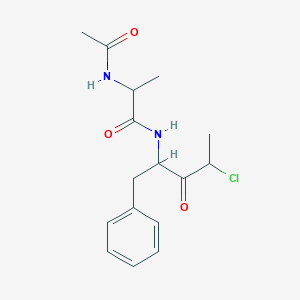 N-Acetyl-alanyl-phenylalanyl chloroethyl ketone
