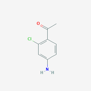 molecular formula C8H8ClNO B1281548 1-(4-Amino-2-chlorophenyl)ethanone CAS No. 72531-23-8