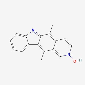 molecular formula C17H14N2O B12815490 Ellipticine N-oxide CAS No. 37687-33-5